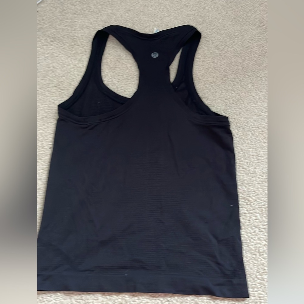 Lululemon black racer back tank top